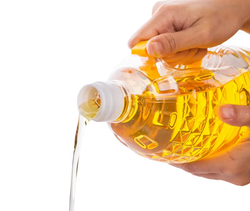 Disposing of cooking oil.